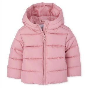 Children’s Place Toddler Girl Rose Puff Jacket